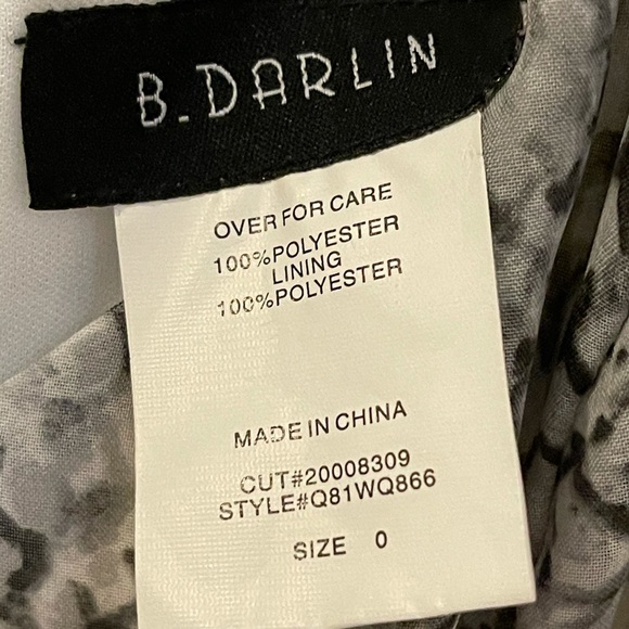 NWT B.Darlin Juniors Dress Size 0 - Picture 6 of 7